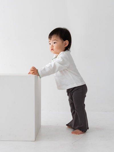Flare cotton pants