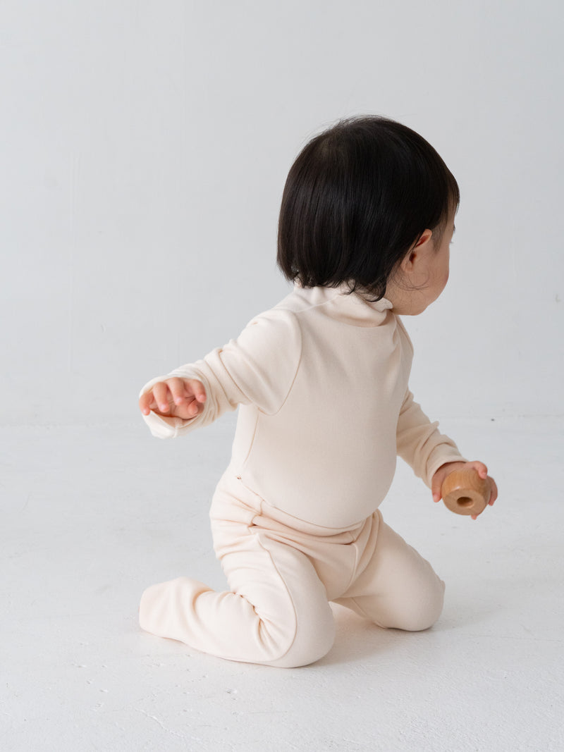 Fluffy warm high neck