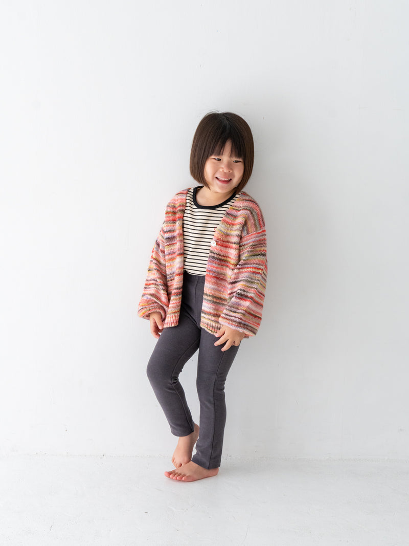 Marble knit cardigan