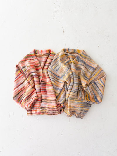 Marble knit cardigan