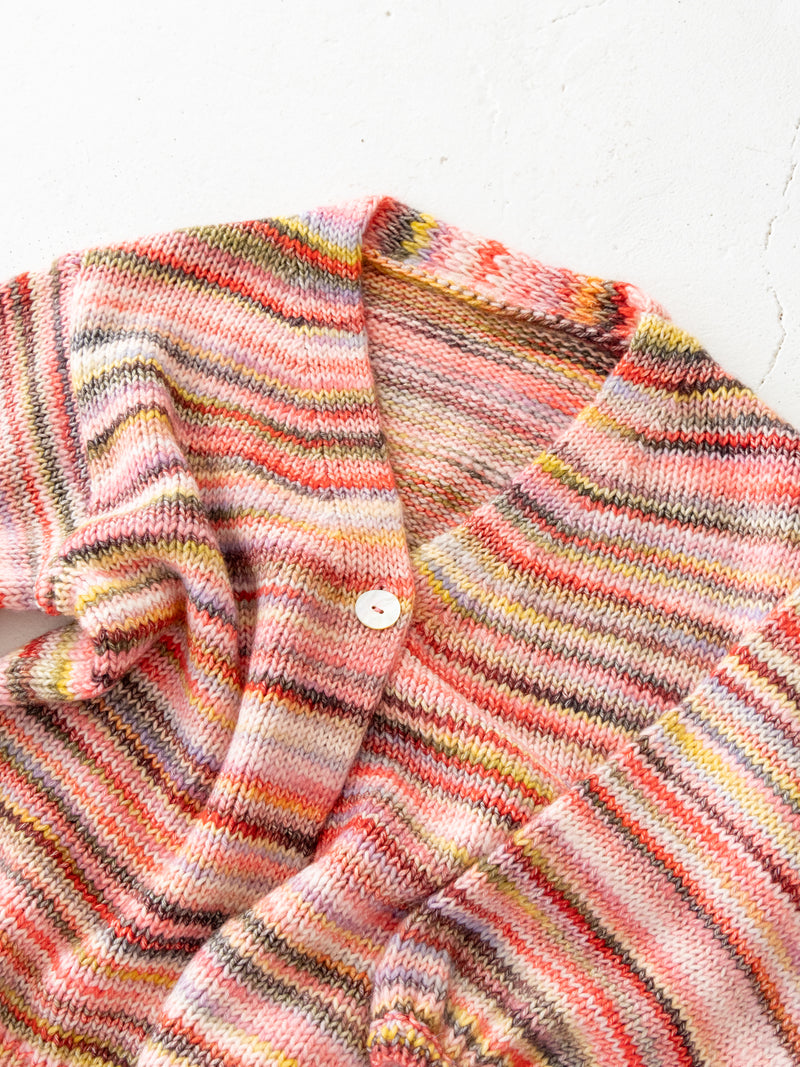 Marble knit cardigan