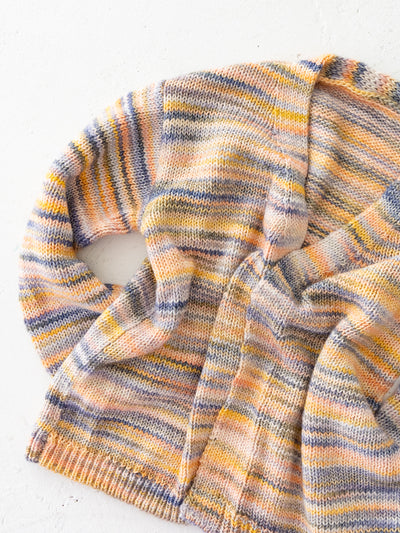 Marble knit cardigan