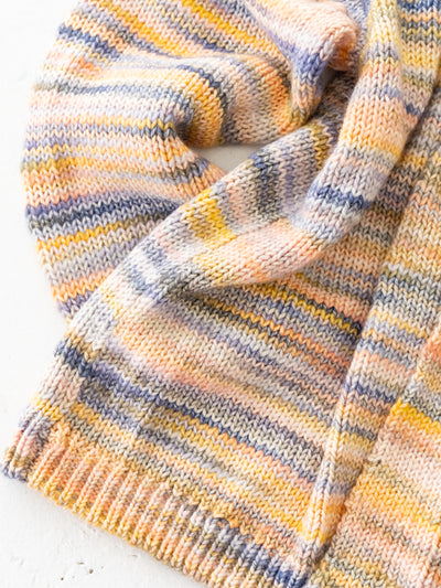 Marble knit cardigan