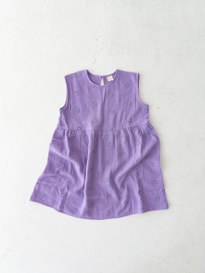 Flower crepe dress