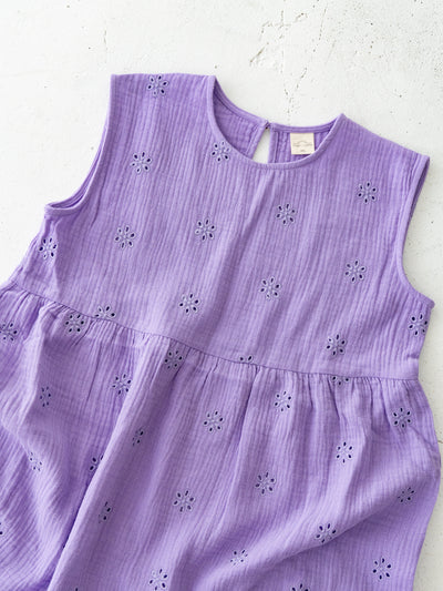 Flower crepe dress