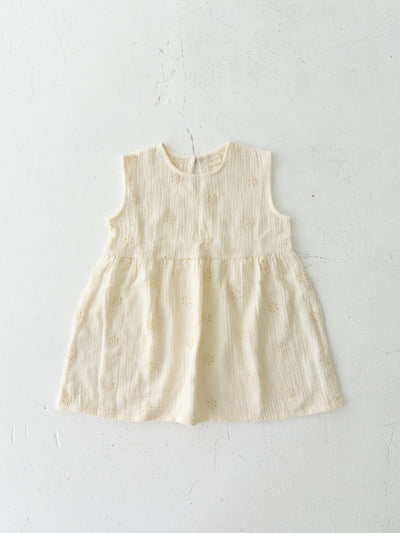 Flower crepe dress