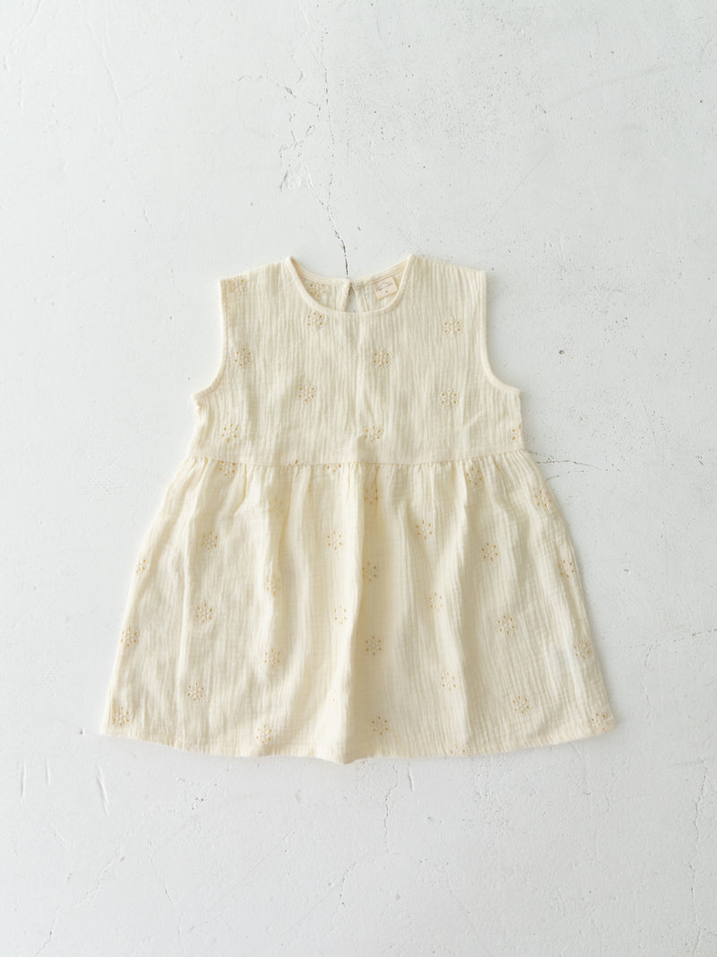 Flower crepe dress