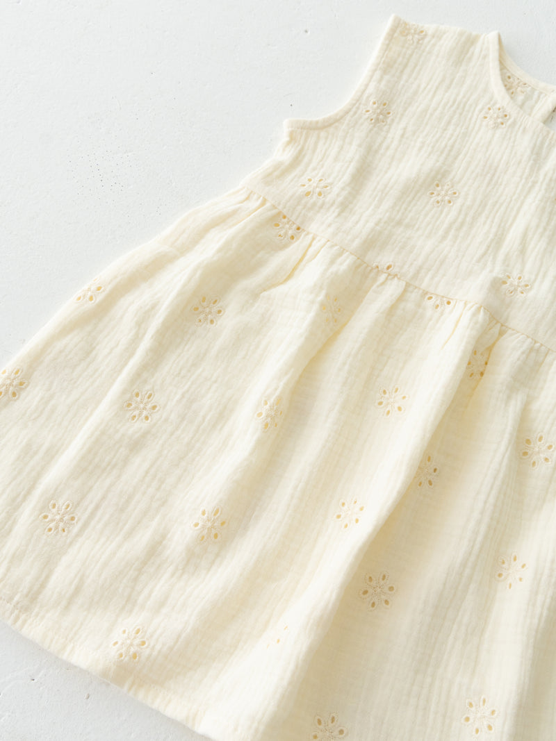 Flower crepe dress
