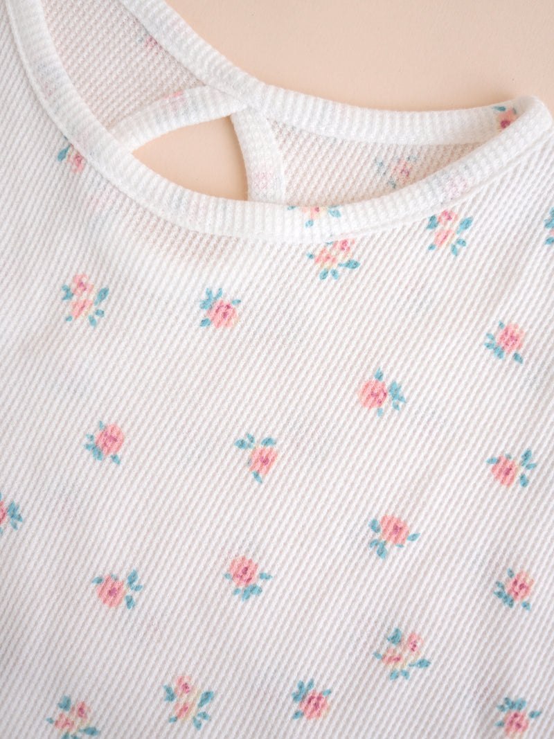 Flower waffle TEE