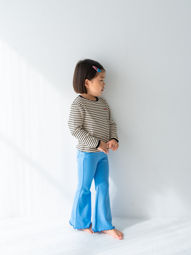 Flare cotton pants