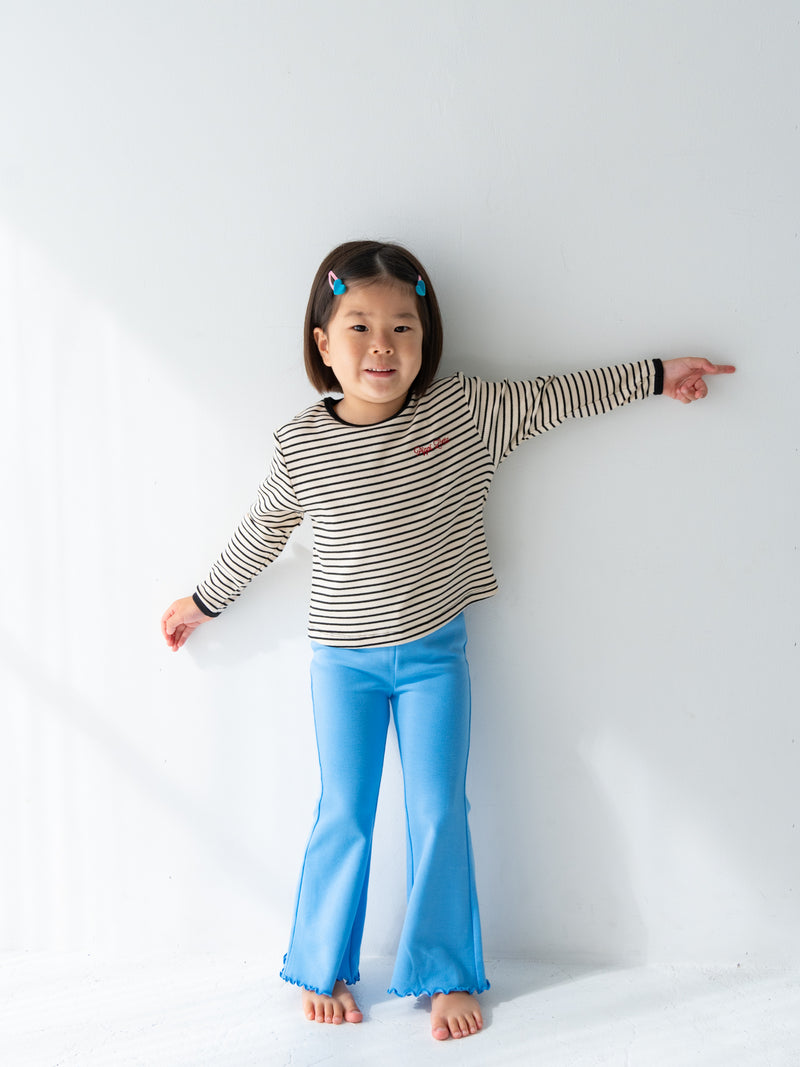 Flare cotton pants