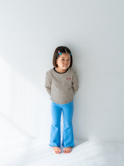Flare cotton pants