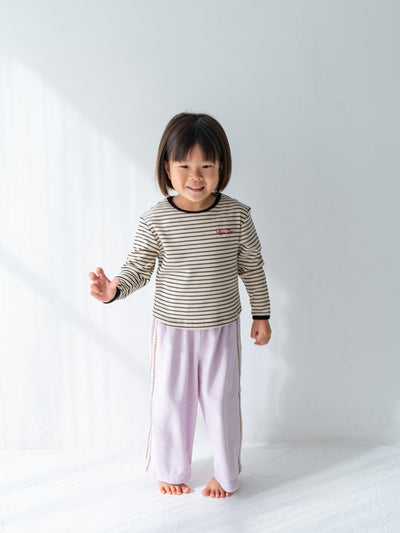 Ribbed stripe L/S