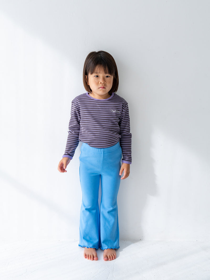 Ribbed stripe L/S