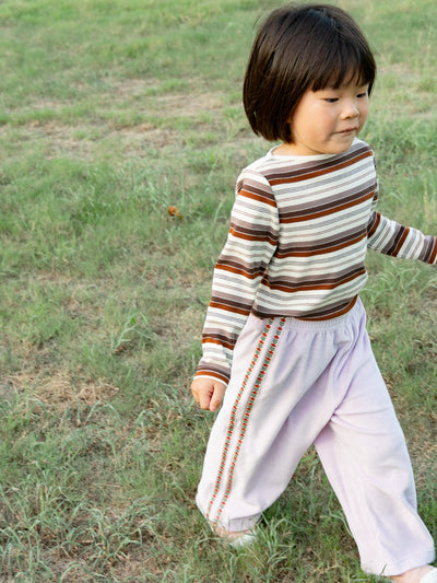 Flower line pants