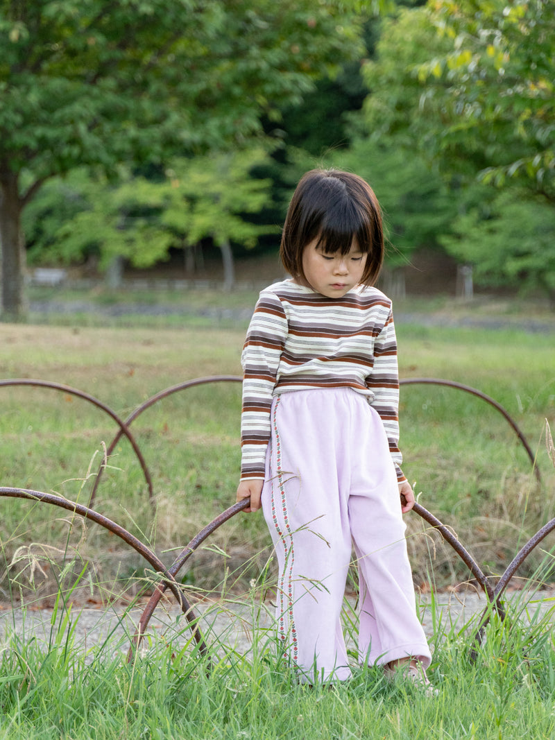 Flower line pants