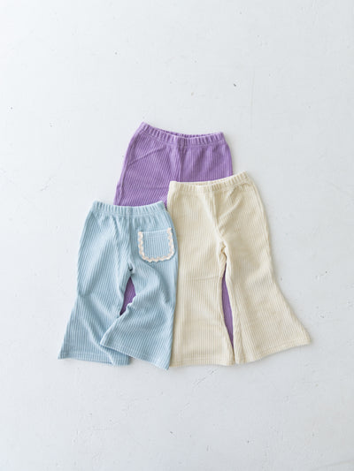 Velour flare pants