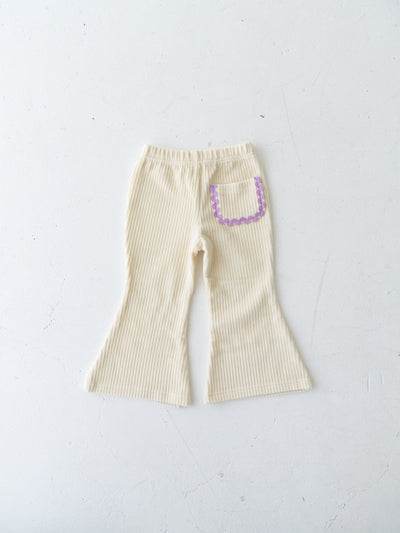 Velour flare pants