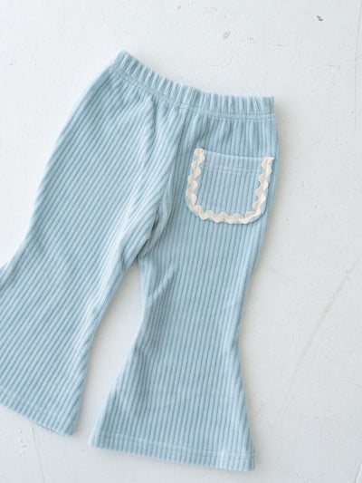 Velour flare pants