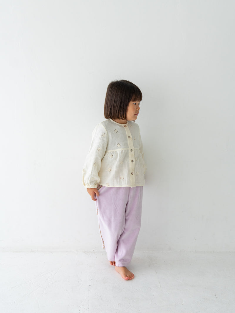 Flower line pants