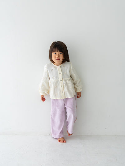 Flower line pants