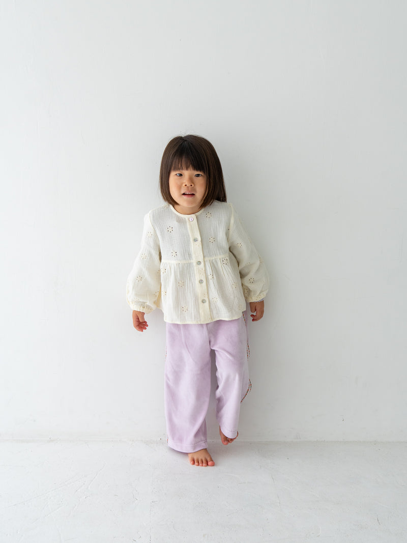 Flower line pants