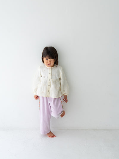 Flower line pants