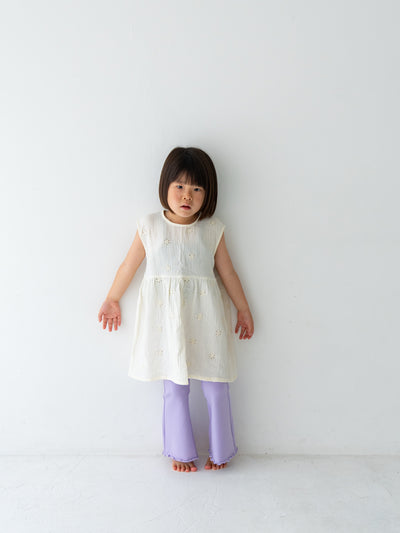 Flower crepe dress