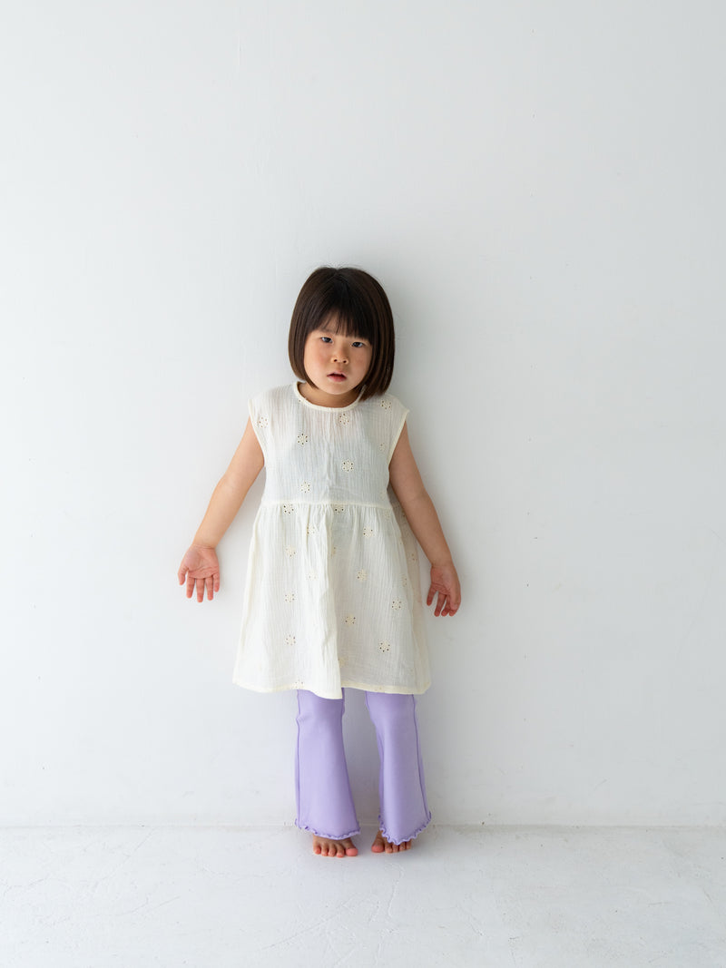 Flower crepe dress