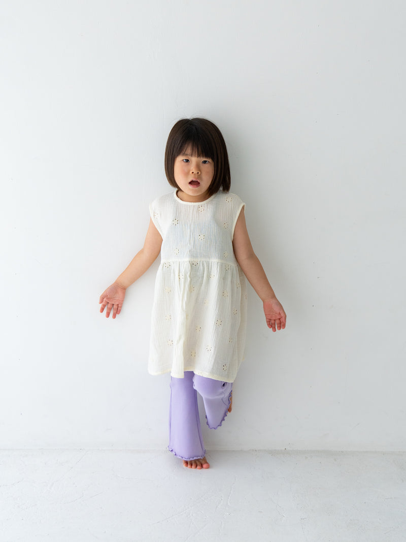 Flower crepe dress