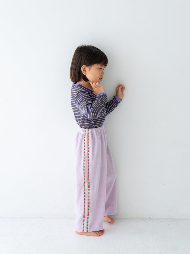 Ribbed stripe L/S