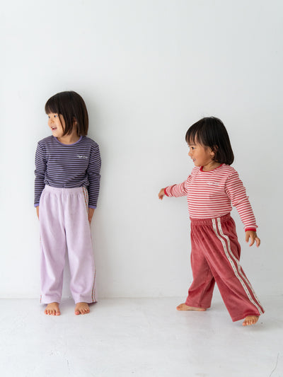 Ribbed stripe L/S