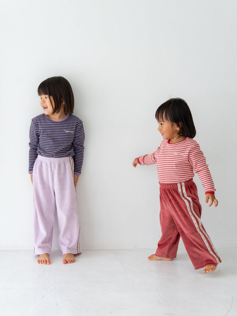 Ribbed stripe L/S
