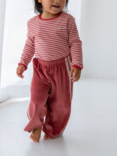 Ribbed stripe L/S
