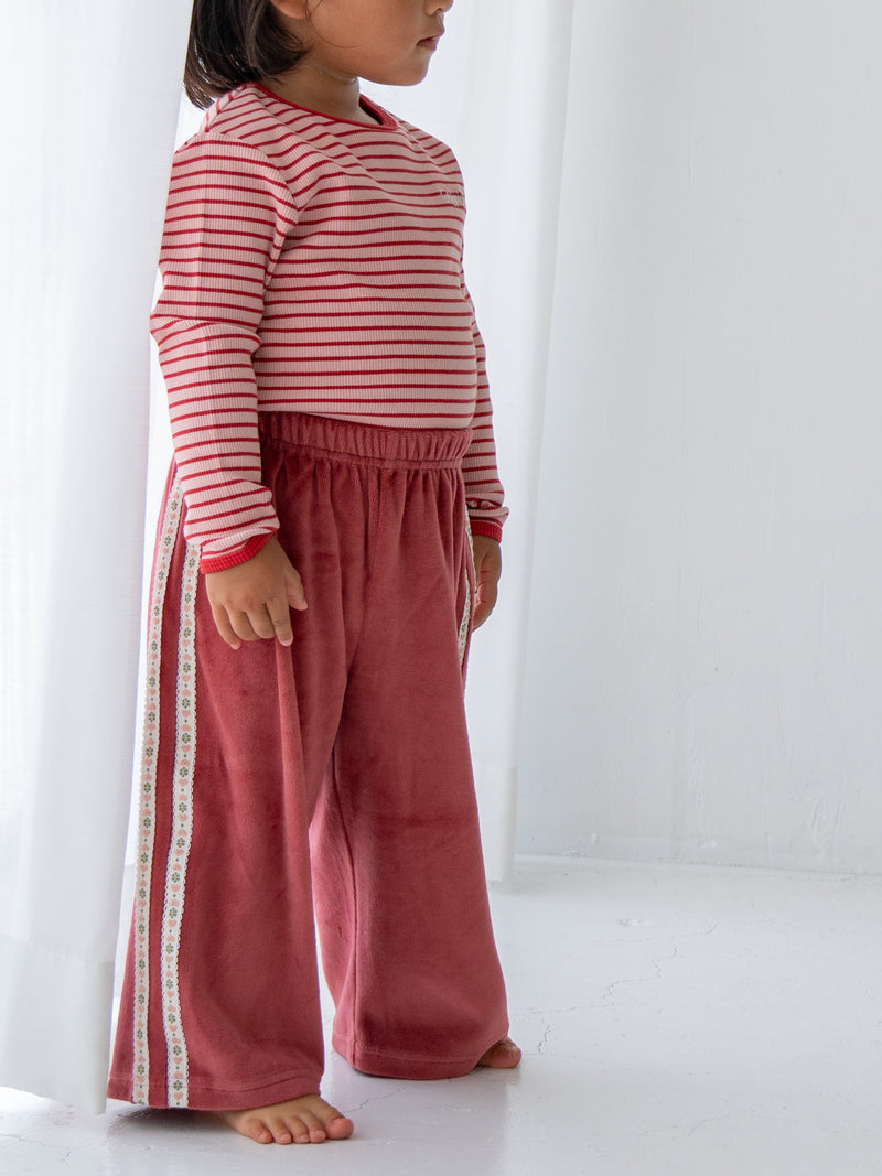 Flower line pants