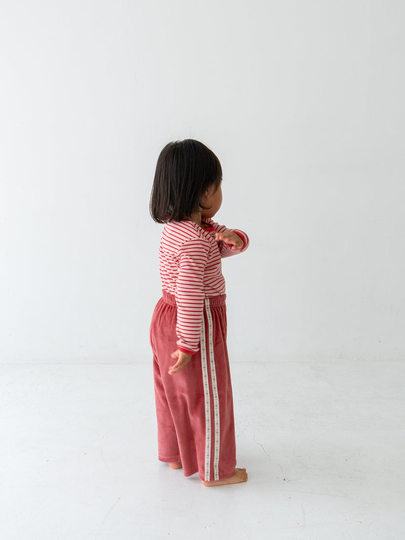Ribbed stripe L/S
