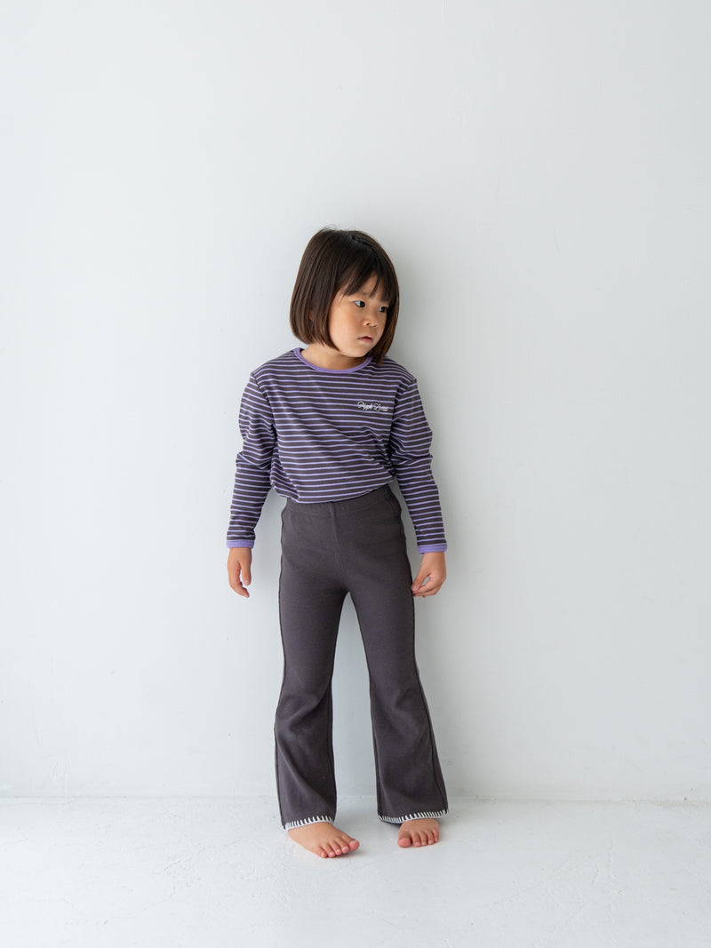 Stitch flare pants