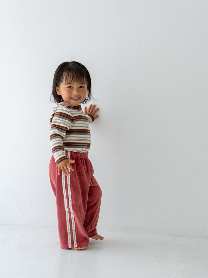 Flower line pants