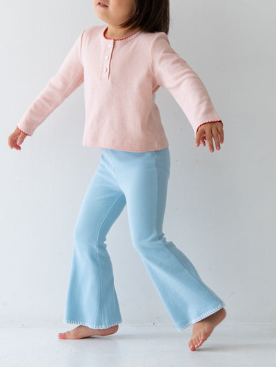 Stitch flare pants