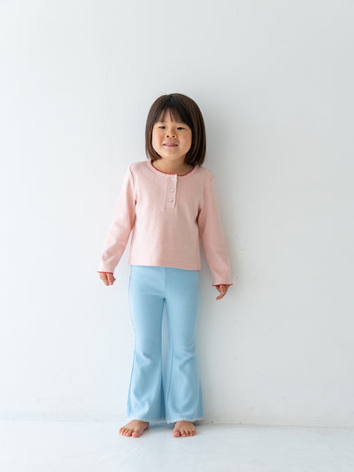 Stitch flare pants