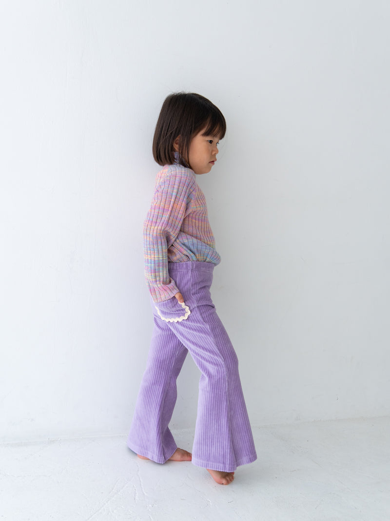 Velour flare pants
