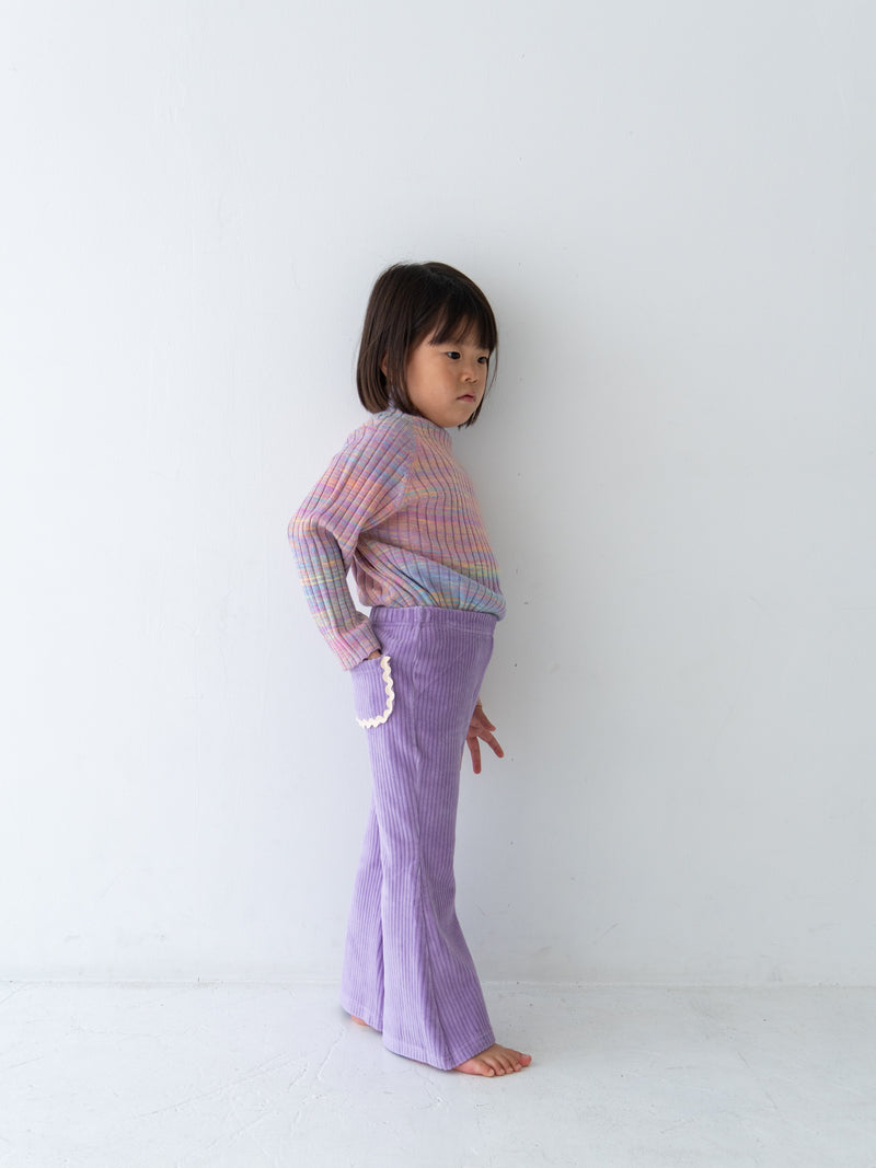 Velour flare pants
