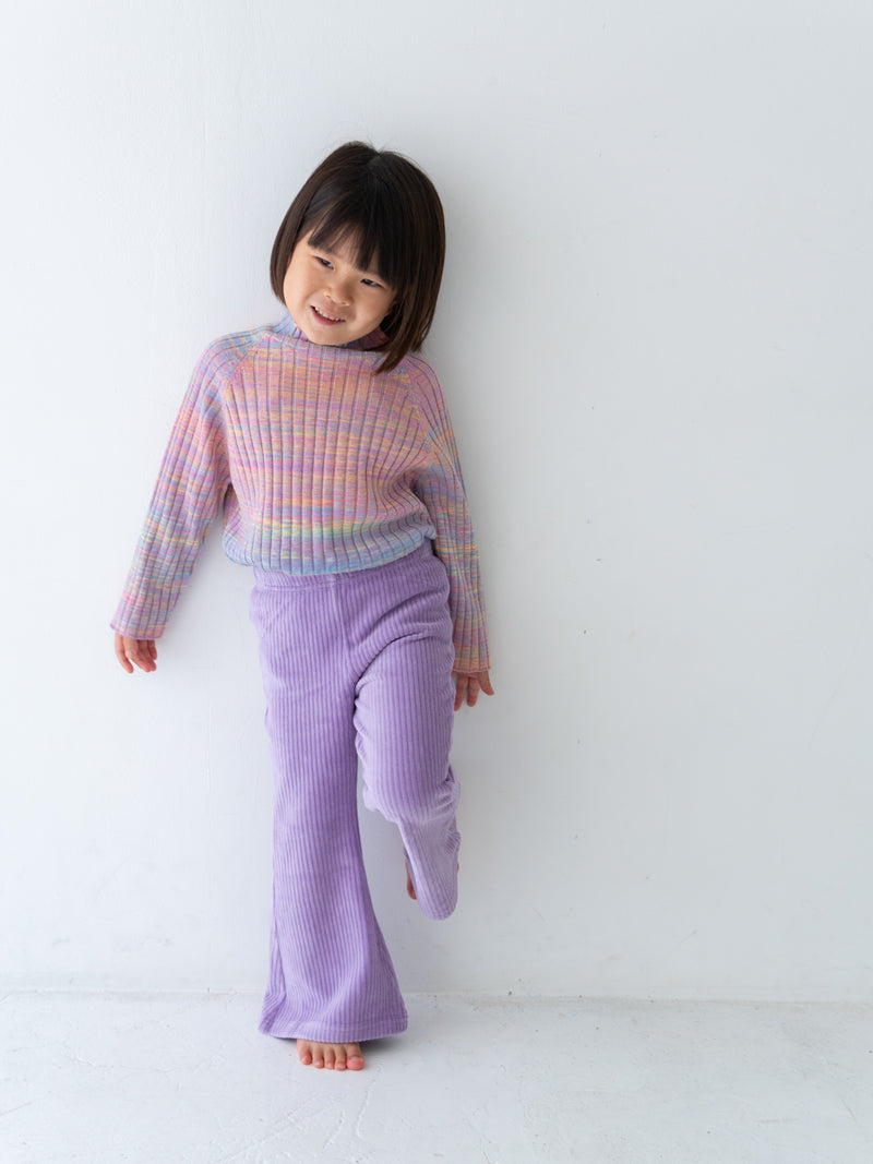Velour flare pants