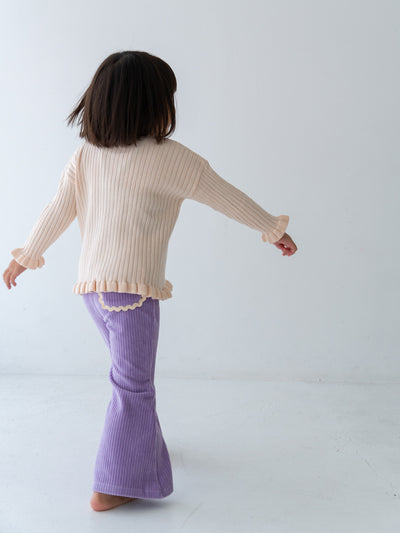 Velour flare pants