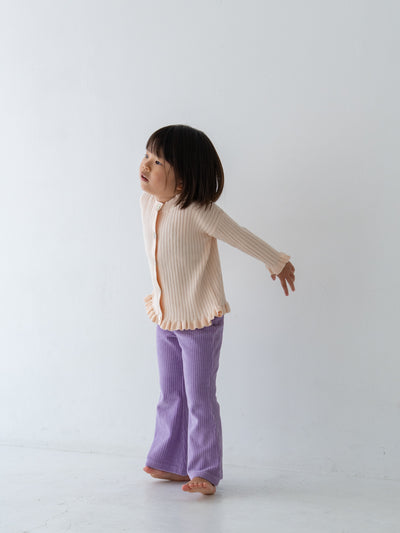 Velour flare pants