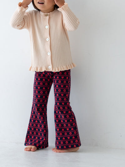 Flower heart pants