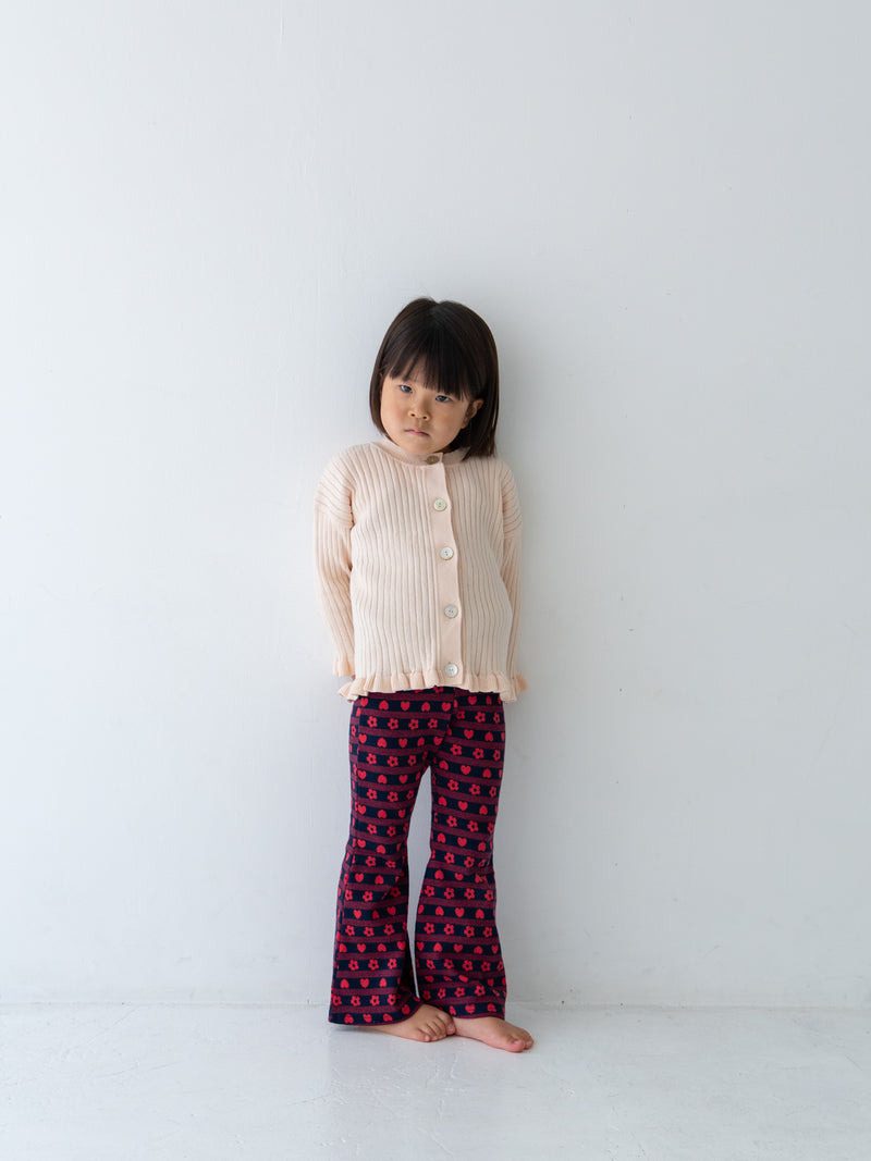 Flower heart pants