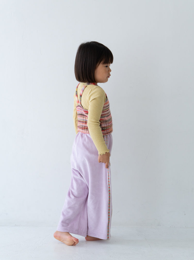 Flower line pants
