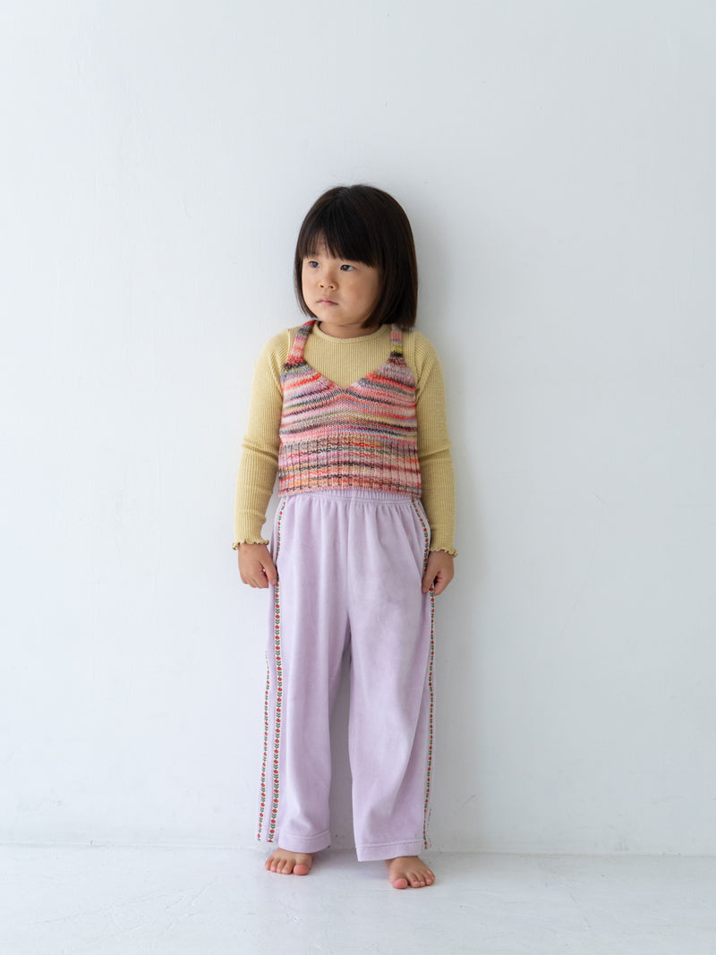 Flower line pants