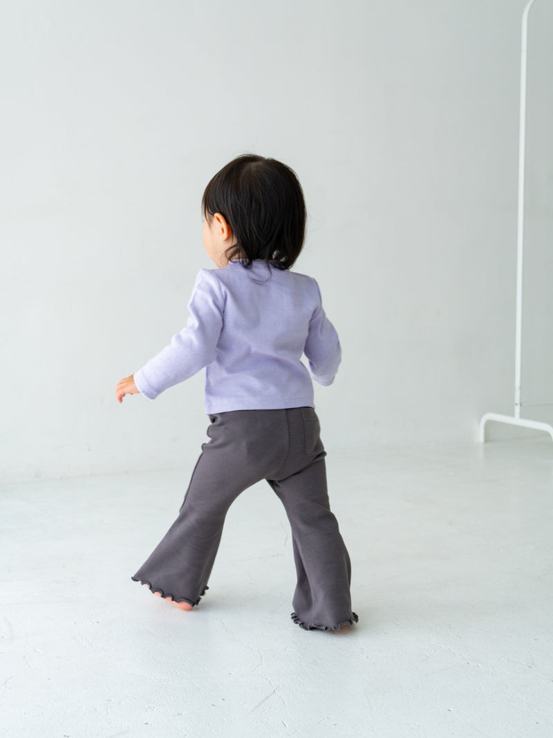 Flare cotton pants